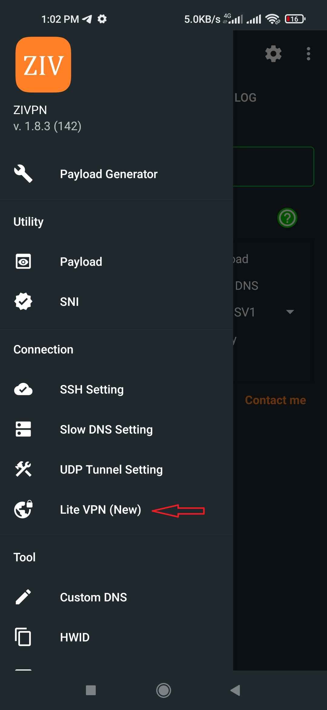 Lite VPN Setup Step 2